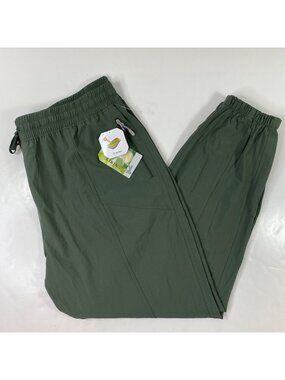 Libin Womens Green Waterproof Pants For Outdoor Adventures & Rain Size XXXL